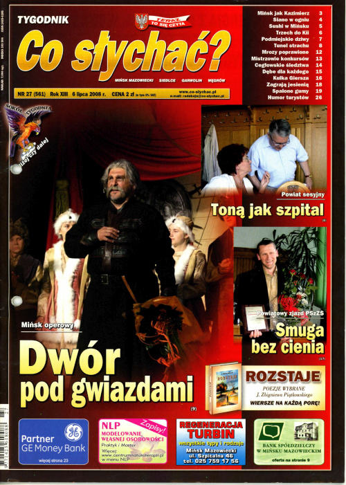 Okładka gazety Co słychać? - nr 27 (561) 2008